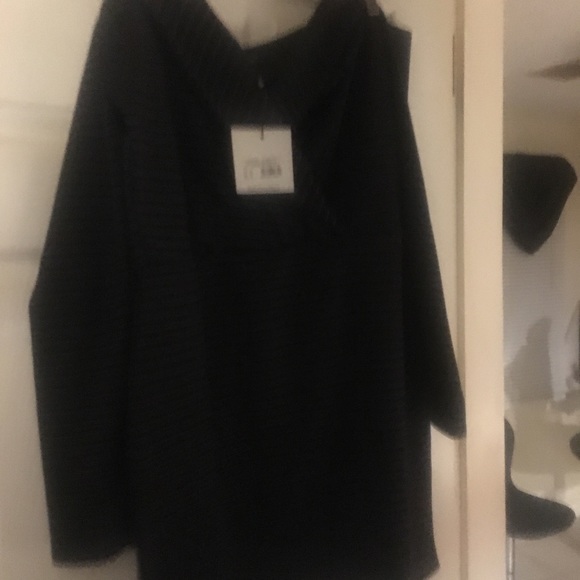 Misguided Navy Blue Pinstriped Dress - Picture 1 of 8